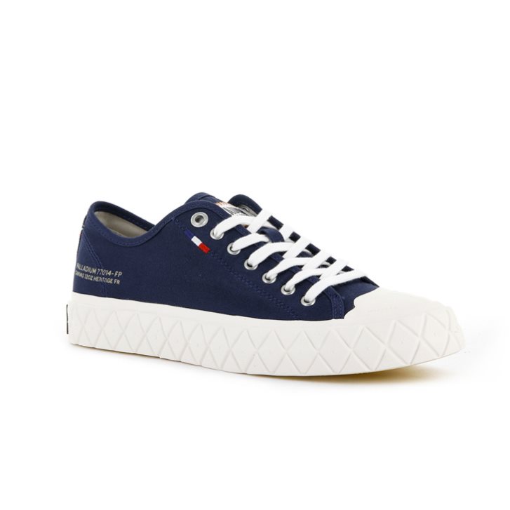 Palladium Palla Ace Canvas Low Tops Sneakers Heren Donkerblauw | NL 01REOUM